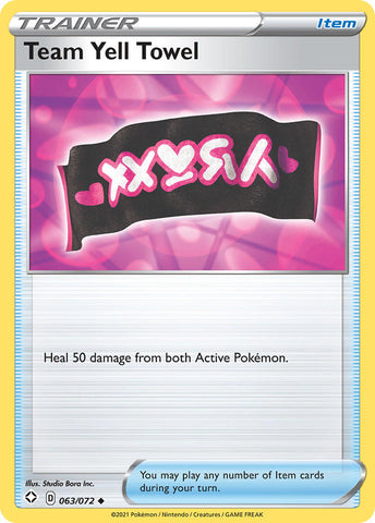 Team Yell Towel (63/72) [Sword & Shield: Shining Fates] - Destination Retro