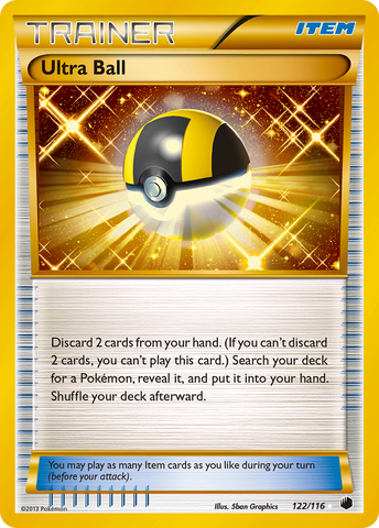 Ultra Ball (122/116) [Black & White: Plasma Freeze] - Destination Retro