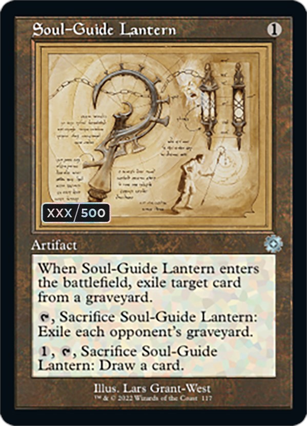 Soul-Guide Lantern (Retro Schematic) (Serial Numbered) [The Brothers' War Retro Artifacts] - Destination Retro