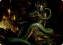 Saryth, the Viper's Fang Art Card [Innistrad: Midnight Hunt Art Series] - Destination Retro