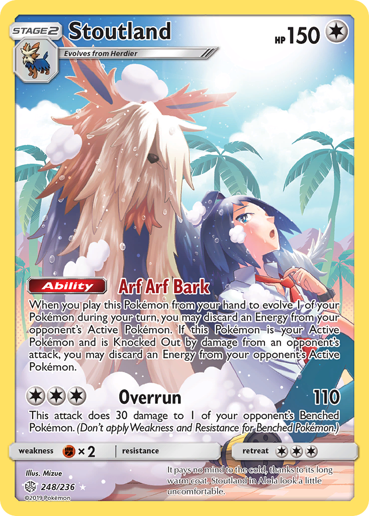 Stoutland (248/236) [Sun & Moon: Cosmic Eclipse] - Destination Retro