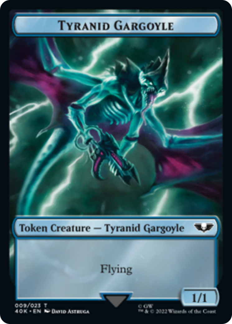Tyranid (17) // Tyranid Gargoyle [Universes Beyond: Warhammer 40,000 Tokens] - Destination Retro