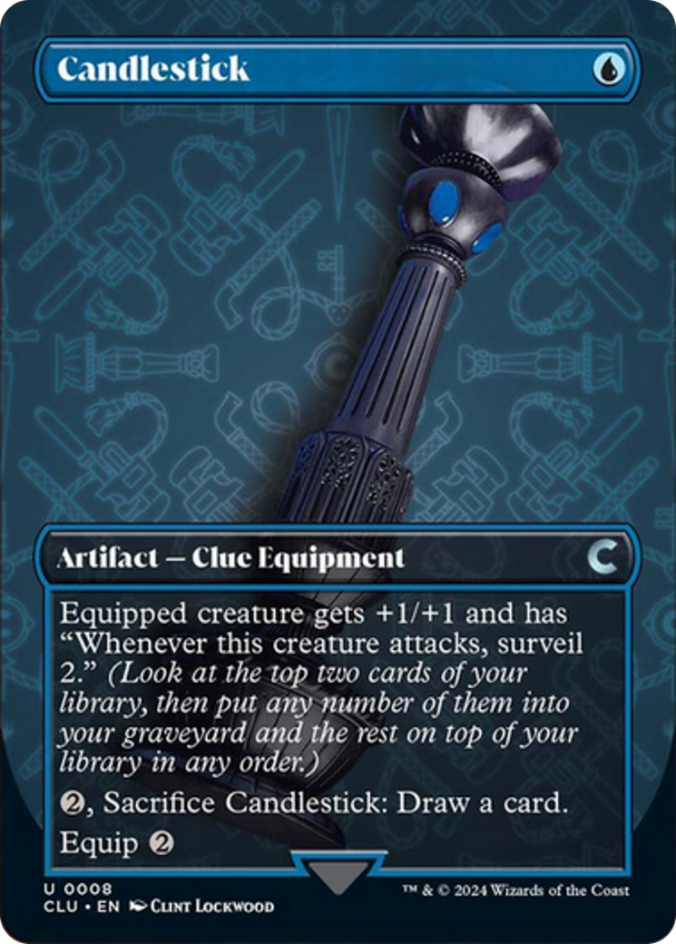 Candlestick (Borderless) [Ravnica: Clue Edition] - Destination Retro