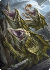 Grakmaw, Skyclave Ravager Art Card [Zendikar Rising Art Series] - Destination Retro