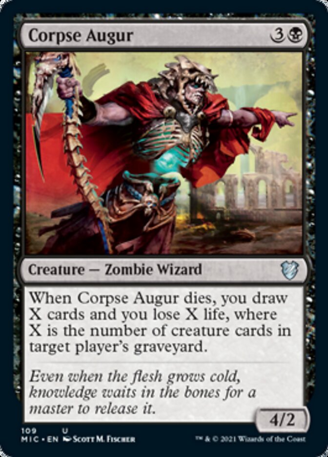 Corpse Augur [Innistrad: Midnight Hunt Commander] - Destination Retro
