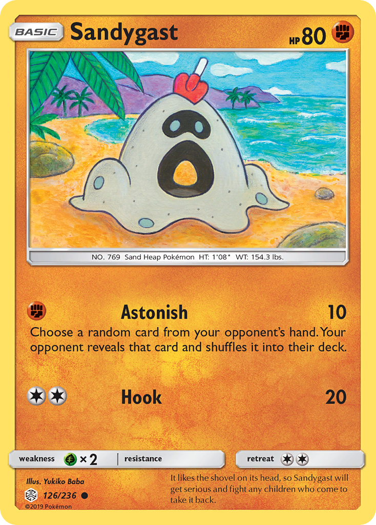Sandygast (126/236) [Sun & Moon: Cosmic Eclipse] - Destination Retro
