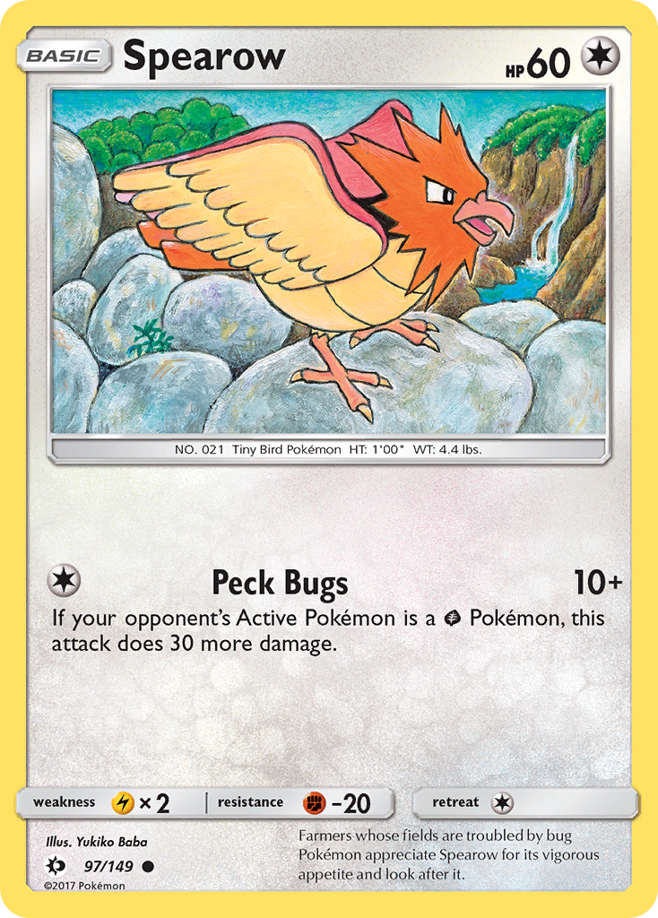 Spearow (97/149) [Sun & Moon: Base Set] - Destination Retro