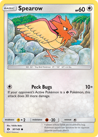 Spearow (97/149) [Sun & Moon: Base Set] - Destination Retro