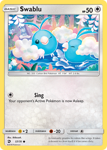 Swablu (57/70) [Sun & Moon: Dragon Majesty] - Destination Retro
