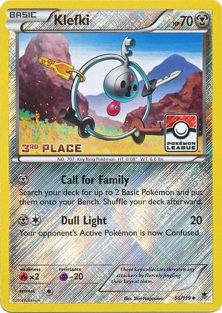 Klefki (66/119) (League Promo 3rd Place) [XY: Phantom Forces] - Destination Retro