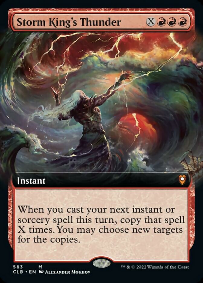 Storm King's Thunder (Extended Art) [Commander Legends: Battle for Baldur's Gate] - Destination Retro