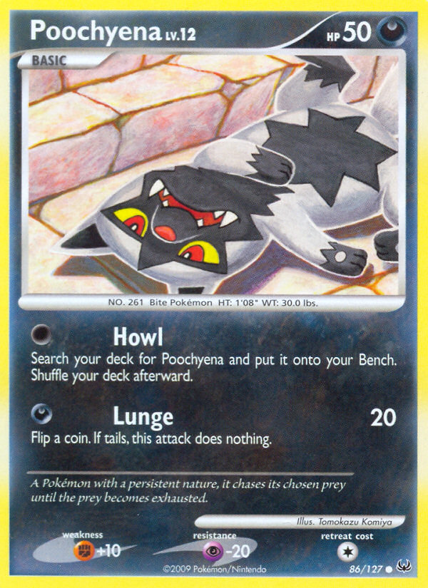 Poochyena (86/127) [Platinum: Base Set] - Destination Retro