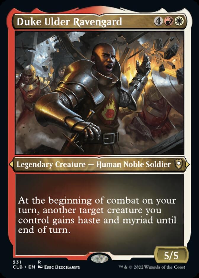 Duke Ulder Ravengard (Foil Etched) [Commander Legends: Battle for Baldur's Gate] - Destination Retro