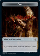 Angel // Clue Double-sided Token [Innistrad: Crimson Vow Commander Tokens] - Destination Retro