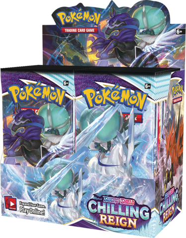 Pokémon TCG: Sword & Shield - Chilling Reign Booster Box - Destination Retro