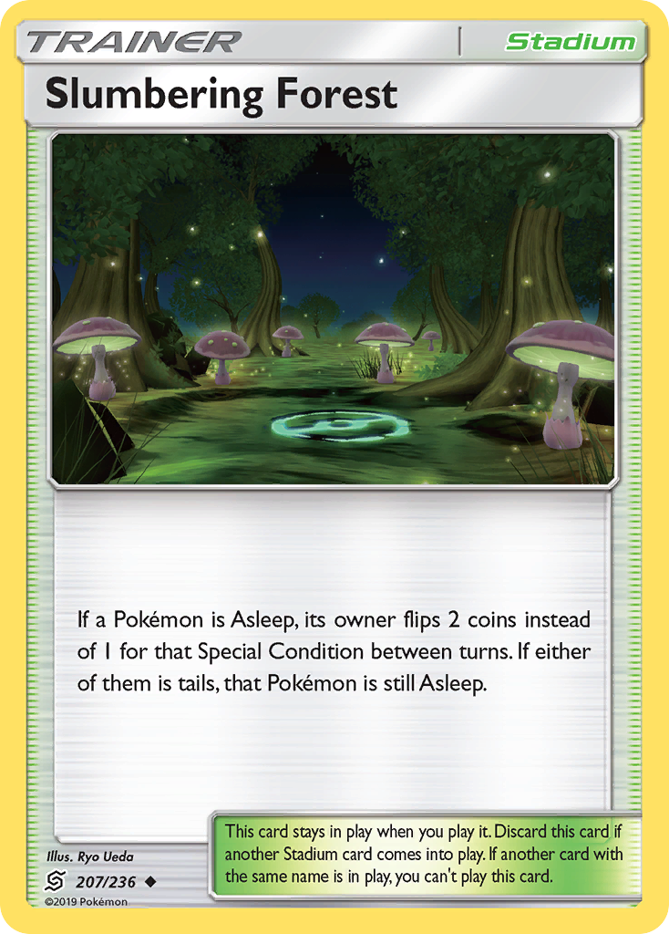 Slumbering Forest (207/236) [Sun & Moon: Unified Minds] - Destination Retro