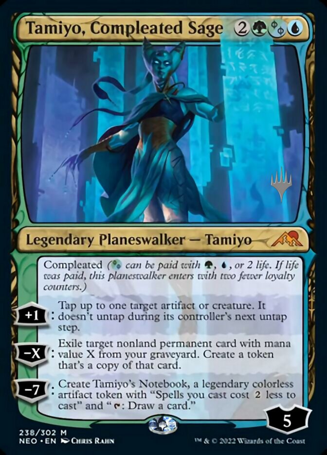 Tamiyo, Compleated Sage (Promo Pack) [Kamigawa: Neon Dynasty Promos] - Destination Retro