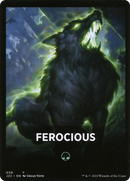 Ferocious Theme Card [Jumpstart 2022 Front Cards] - Destination Retro
