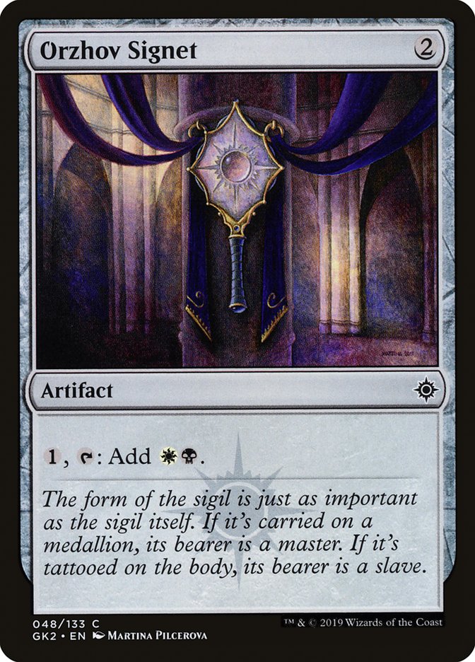 Orzhov Signet [Ravnica Allegiance Guild Kit] - Destination Retro