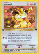 Meowth (62/82) [Team Rocket 1st Edition] - Destination Retro