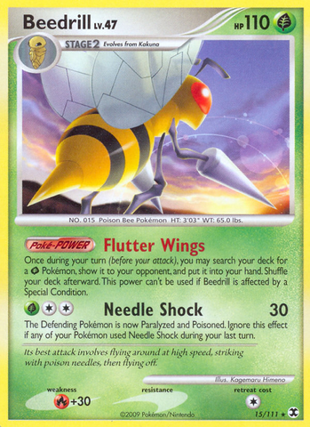 Beedrill (15/111) [Rising Rivals] - Destination Retro