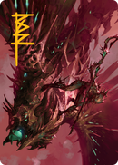 Skyclave Invader Art Card (Gold-Stamped Signature) [March of the Machine Art Series] - Destination Retro