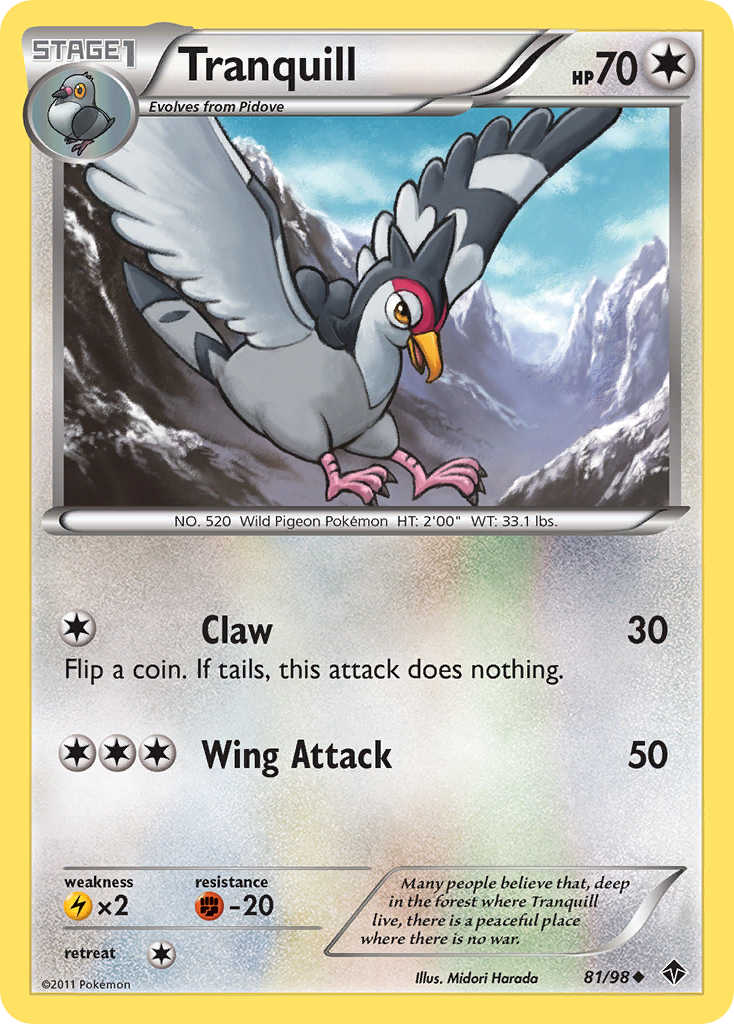 Tranquill (81/98) [Black & White: Emerging Powers] - Destination Retro