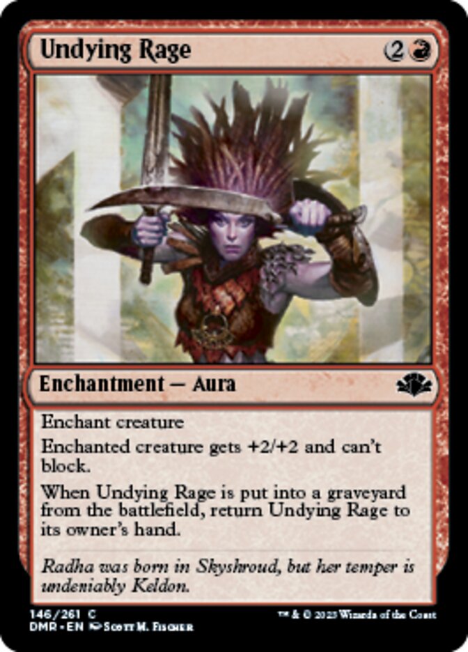 Undying Rage [Dominaria Remastered] - Destination Retro