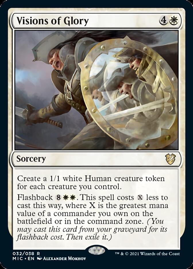 Visions of Glory [Innistrad: Midnight Hunt Commander] - Destination Retro