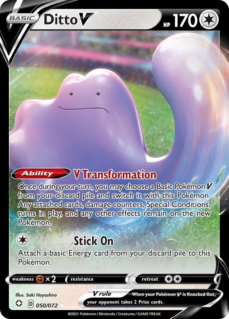 Ditto V (50/72) [Sword & Shield: Shining Fates] - Destination Retro