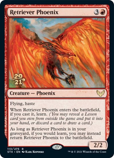Retriever Phoenix [Strixhaven: School of Mages Prerelease Promos] - Destination Retro