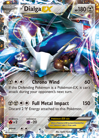 Dialga EX (62/119) [XY: Phantom Forces] - Destination Retro