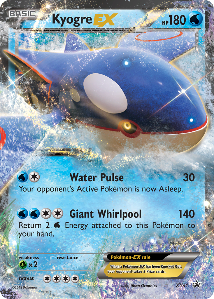 Kyogre EX (XY41) [XY: Black Star Promos] - Destination Retro