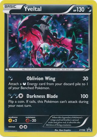 Yveltal (XY06) (Jumbo Card) [XY: Black Star Promos] - Destination Retro