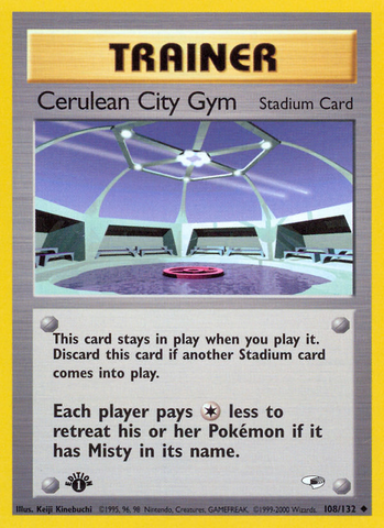 Cerulean City Gym (108/132) [Gym Heroes 1st Edition] - Destination Retro