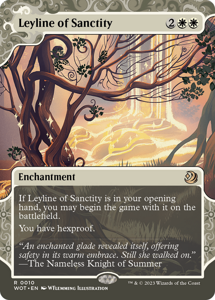 Leyline of Sanctity [Wilds of Eldraine: Enchanting Tales] - Destination Retro