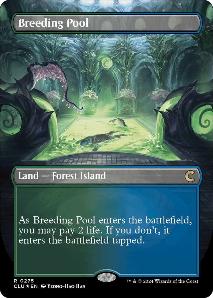 Breeding Pool (Borderless) [Ravnica: Clue Edition] - Destination Retro