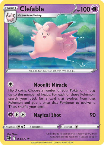 Clefable (054/172) [Sword & Shield: Brilliant Stars] - Destination Retro