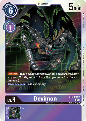 Devimon [ST6-08] (Official Tournament Pack Vol. 7) [Starter Deck: Venomous Violet] - Destination Retro