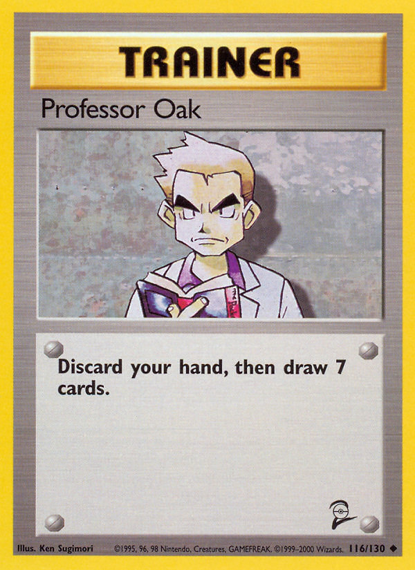 Professor Oak (116/130) [Base Set 2] - Destination Retro