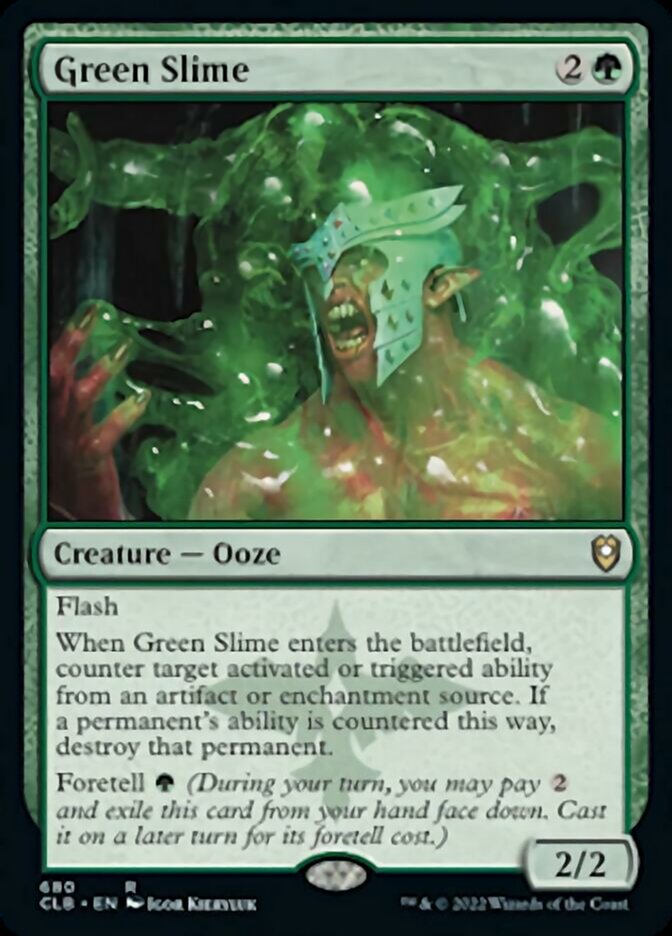 Green Slime [Commander Legends: Battle for Baldur's Gate] - Destination Retro