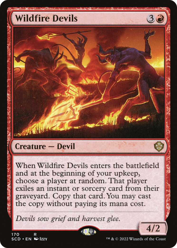 Wildfire Devils [Starter Commander Decks] - Destination Retro