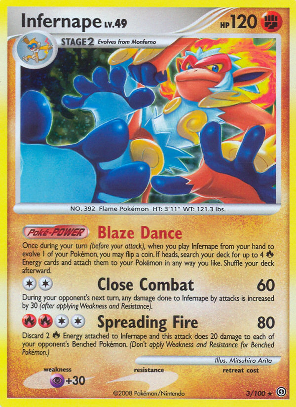 Infernape (3/100) [Diamond & Pearl: Stormfront] - Destination Retro