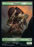 Tyranid (017) // Tyranid Gargoyle Double-sided Token (Surge Foil) [Universes Beyond: Warhammer 40,000 Tokens] - Destination Retro