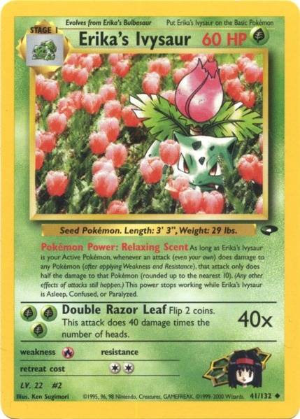 Erika's Ivysaur (41/132) [Gym Challenge Unlimited] - Destination Retro