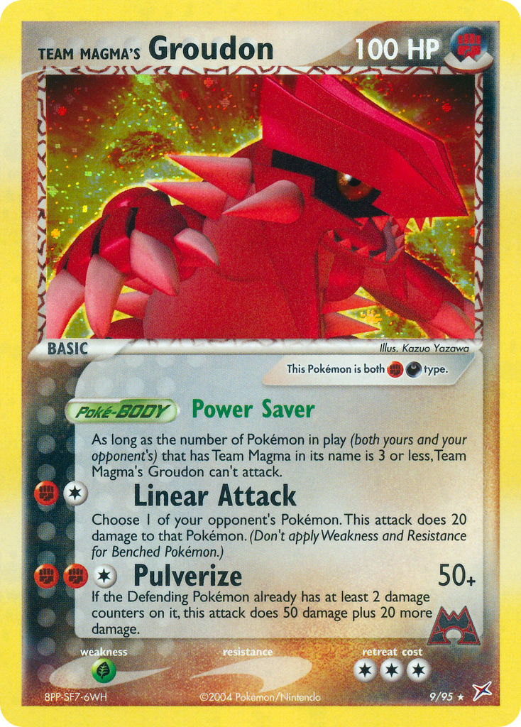 Team Magmas Groudon (EX Team Magma vs Team Aqua) (9/95) [Theme Deck Exclusives] - Destination Retro