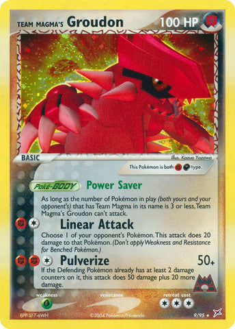 Team Magmas Groudon (EX Team Magma vs Team Aqua) (9/95) [Theme Deck Exclusives] - Destination Retro
