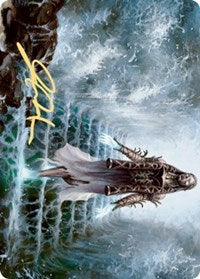 Karfell Harbinger Art Card (Gold-Stamped Signature) [Kaldheim: Art Series] - Destination Retro