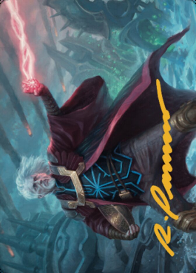 Urza, Lord Protector Art Card (Gold-Stamped Signature) [The Brothers' War Art Series] - Destination Retro