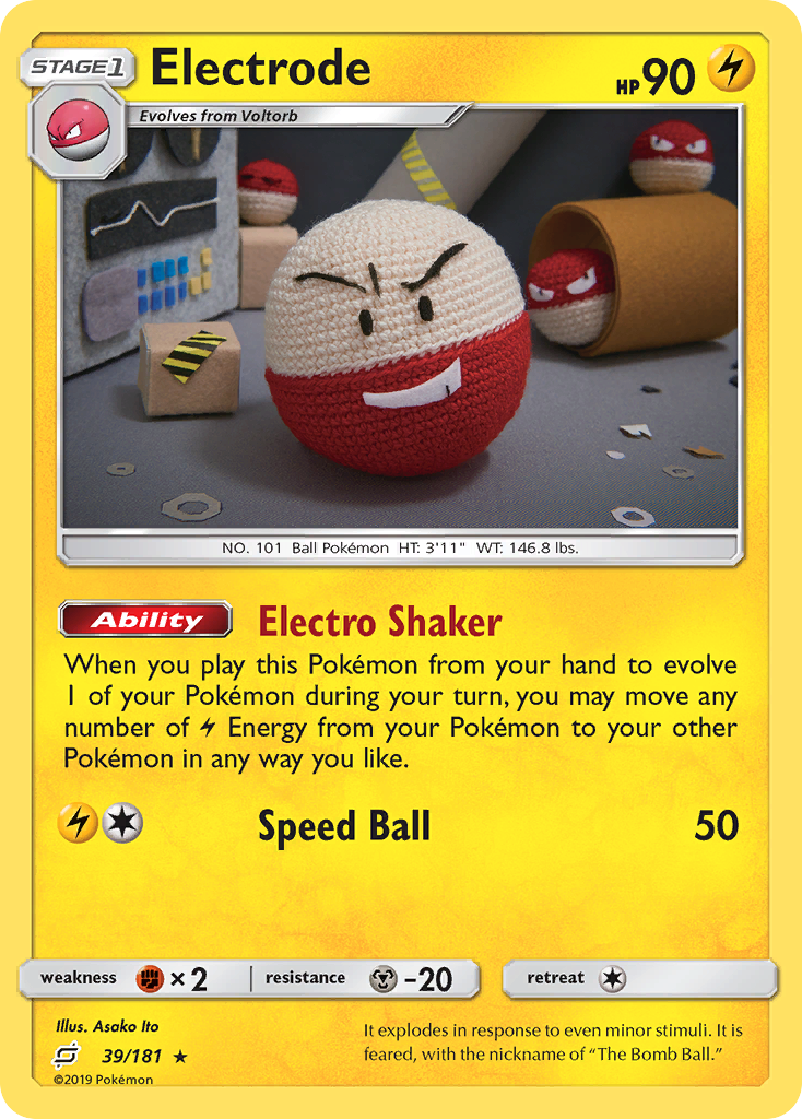 Electrode (39/181) [Sun & Moon: Team Up] - Destination Retro